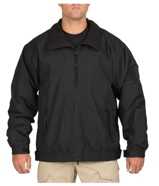 Zippered handwarmer pockets on 5.11 Big Horn Jacket – warm fleece interior for cold weather (48026) | The Fire Center