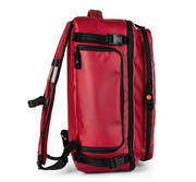 Contoured padded straps and HDPE/aluminum frame back panel on 5.11 Responder48 Med Pack | The Fire Center