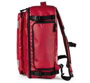 Contoured padded straps and HDPE/aluminum frame back panel on 5.11 Responder48 Med Pack 56718 | The Fire Center