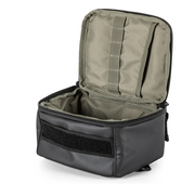 Interior of 5.11 Med Pouch with elastic bands and slip pocket for trauma kit organization 56749 | The Fire Center