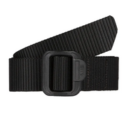5.11 TDU 1.5โ Tactical Belt in black with non-metallic buckle and reinforced nylon webbing (5955) | The Fire Center