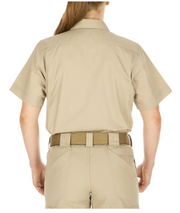Back view of 5.11 Women’s Taclite® TDU® Short Sleeve Shirt (61025) | The Fire Center