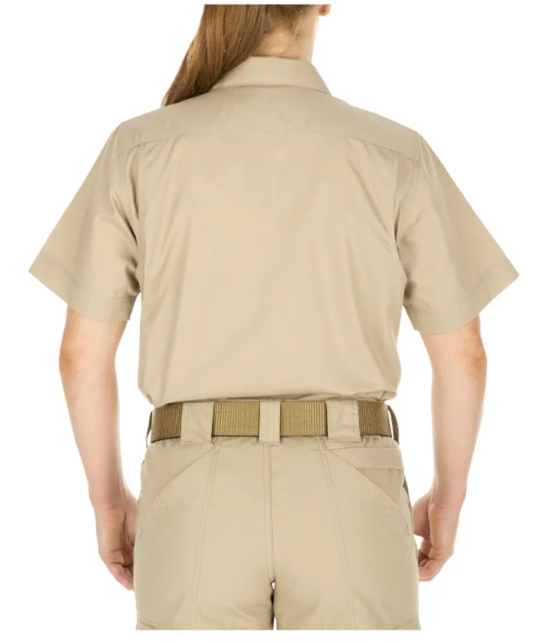 Back view of 5.11 Women’s Taclite® TDU® Short Sleeve Shirt (61025) | The Fire Center