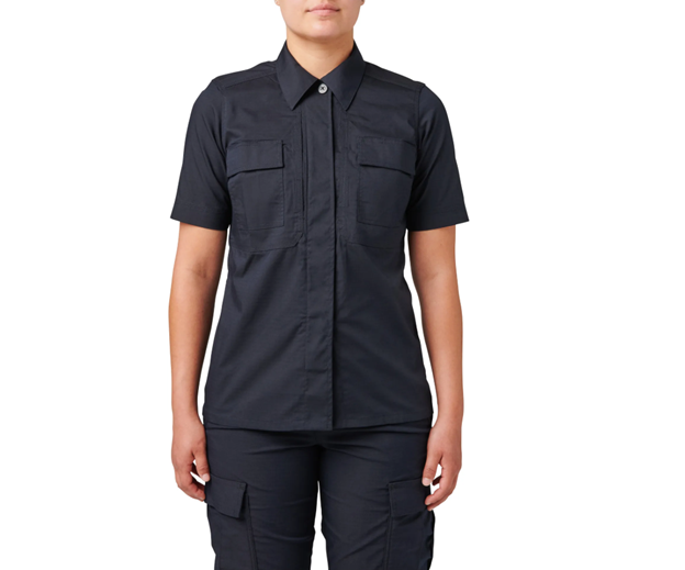 Front view of 5.11 Tactical Women’s Flex-Tac® TDU® Short Sleeve Shirt (61041) | The Fire Center