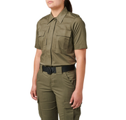 Front view of 5.11 Tactical Women’s Flex-Tac® TDU® Short Sleeve Shirt (61041) | The Fire Center