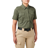 Front view of 5.11 Tactical Women’s Flex-Tac® TDU® Short Sleeve Shirt (61041) | The Fire Center
