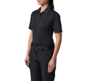 Side view highlighting breathable knit fabric underarms and ergonomic fit for mobility (61046)