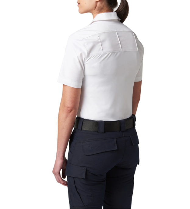 Back view showing military creases and uniform-ready appearance 5.11 Women's Stryke PDU (61046) | The Fire Center