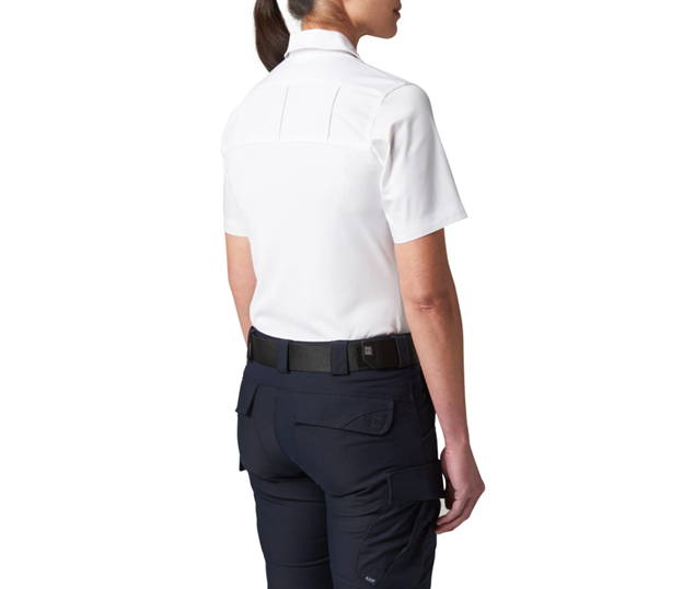 Back view showing military creases and uniform-ready appearance 5.11 Women's Stryke PDU (61046) | The Fire Center