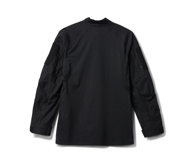 5.11 (62085) | Detail of epaulettes, badge tab kit, and camera/radio loop.