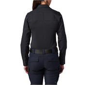 5.11 (62085) | Rear view highlighting dual fabric construction and breathable jersey lower body. | The Fire Center