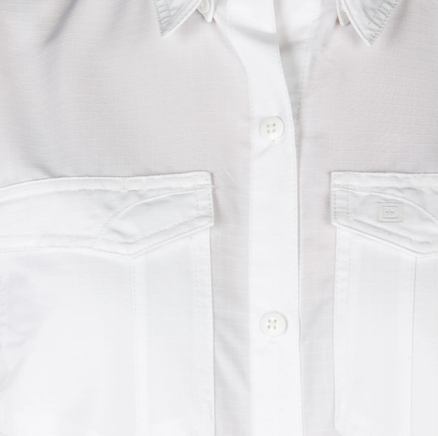 5.11 (62388) Detail of melamine buttons and water-resistant finish. | The Fire Center