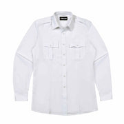 Professional firefighter station wear with epaulets Blauer 8431 | The Fire Center | Fuego Fire Center