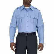 Blauer Class A long sleeve firefighter shirt front view (8431) } The Fire Center | Fuego Fire Center