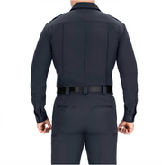 Firefighter in Blauer SuperShirt with hidden reflective trim 8670| The Fire Center