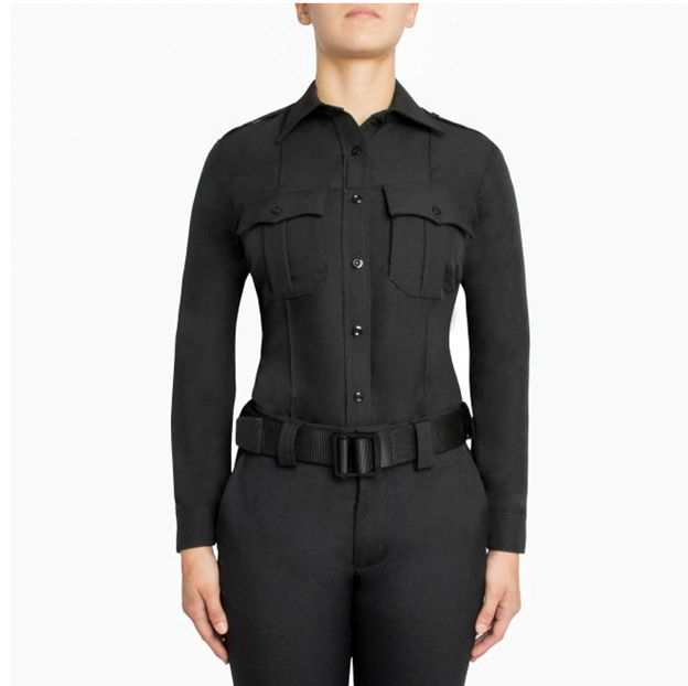 Firefighter in Blauer SuperShirt with hidden reflective trim 8670W| The Fire Center