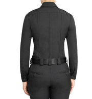 Zipper front women's duty shirt with Napoleon pockets| The Fire Center