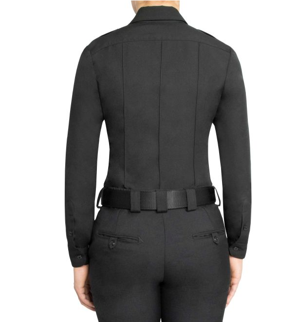 Zipper front women's duty shirt with Napoleon pockets| The Fire Center