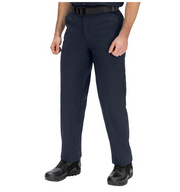 Firefighter wearing Blauer Recruit Pants 8860 – breathable ripstop uniform pants with quarter-top pockets and relaxed, athletic cut.| The Fire Center