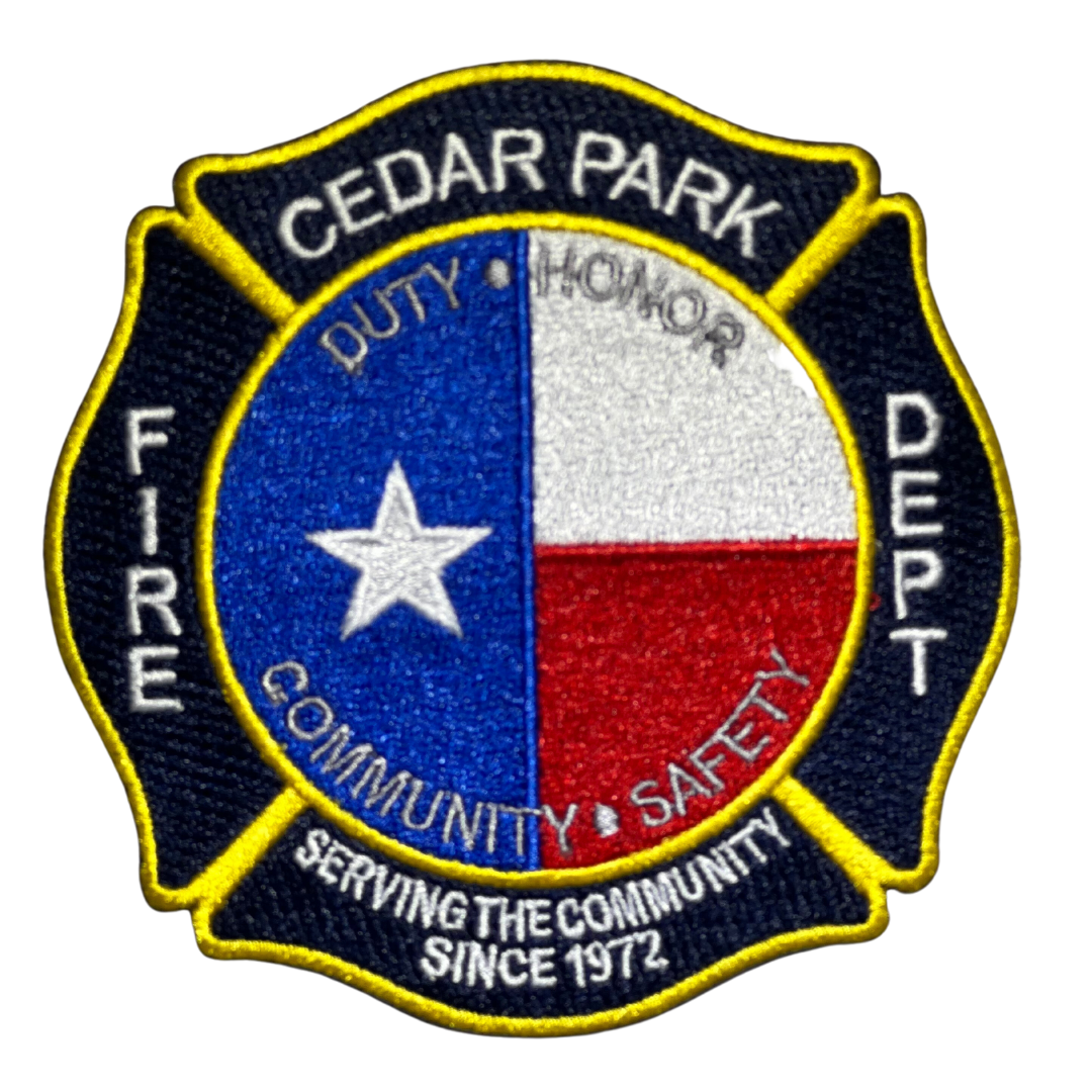 Cedar Park Department Patches