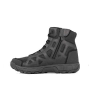 Side view of Blauer Rift waterproof boot featuring dual zipper closure and ripstop upper material| The Fire Center