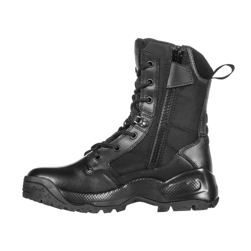 Side profile of women’s tactical boot with YKK® side zipper and supportive Achilles flex zone (12403) | The Fire Center |