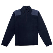 Blauer Fleece-Lined Zip Sweater (228) | The Fire Center | Fuego Fire Center | Store | FIREFIGHTER GEAR | FREE SHIPPING | This high tech quarter-zip sweater blends our low pill acrylic and wool sweater face with a bonded micro fleece lining. It's the warmest, most wind-resistant, durable and comfortable mid layer on the market.