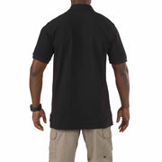 Back view of 5.11 Tactical Utility Polo – Durable, fade-resistant cotton/poly shirt for public safety professionals (41180) | The Fire Center
