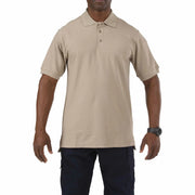 5.11 Tactical Utility Short Sleeve Polo for Firefighters – Fade-Resistant Uniform Shirt with Pen Pockets and No-Roll Collar (41180) | The Fire Center |
