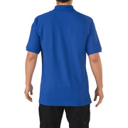 Back view of 5.11 Tactical Utility Polo – Durable, fade-resistant cotton/poly shirt for public safety professionals (41180) | The Fire Center