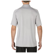 Back of 5.11 Helios Polo made from snag-resistant Enduro-Flex fabric for abrasion resistance and durability (41192) | The Fire Center