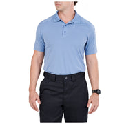 5.11 Tactical Helios Short Sleeve Polo (41192) | The Fire Center | Fuego Fire Center | Firefighter Gear | Built from snag-resistant knit fabric, the Helios Short Sleeve Polo is moisture wicking, quick-drying, and anti-odor; all of which means you’ll stay nice and cool when the weather gets hot and sticky.