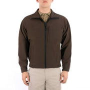 Blauer softshell fleece jacket showing zippered chest pocket