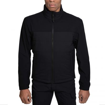 Blauer Softshell Hybrid Jacket (4675) |  The Fire Center | Fuego Fire Center | Store | FIREFIGHTER GEAR | Your perfect cool/cold weather jacket is here. We took the best of our popular softshell fleece jackets and combined it with the latest in baffle insulation to give you just-right comfort.