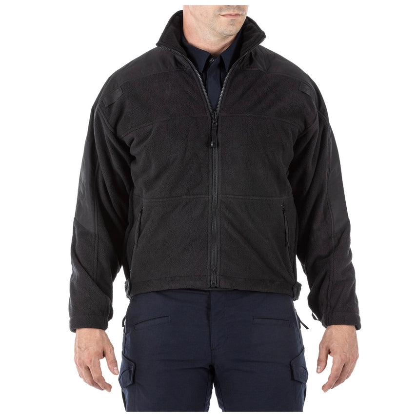 5.11 Tactical 3-in-1 Reversible High-Visibility Parka (48033) | The Fire Center | The Fire Store | Store | The Reversible High Vis 3-in-1 Parka™ offers superior weather protection and reliable, High Visibility performance. The reversible outer shell is standard patrol duty black, with ANSI/ISEA 107-2015 Type R&P, Class 3 Certified and 3M® Scotchlite.® reflective tape on the other side.