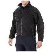 5.11 Tactical 3-in-1 Reversible High-Visibility Parka (48033) | The Fire Center | The Fire Store | Store | The Reversible High Vis 3-in-1 Parka™ offers superior weather protection and reliable, High Visibility performance. The reversible outer shell is standard patrol duty black, with ANSI/ISEA 107-2015 Type R&P, Class 3 Certified and 3M® Scotchlite.® reflective tape on the other side.