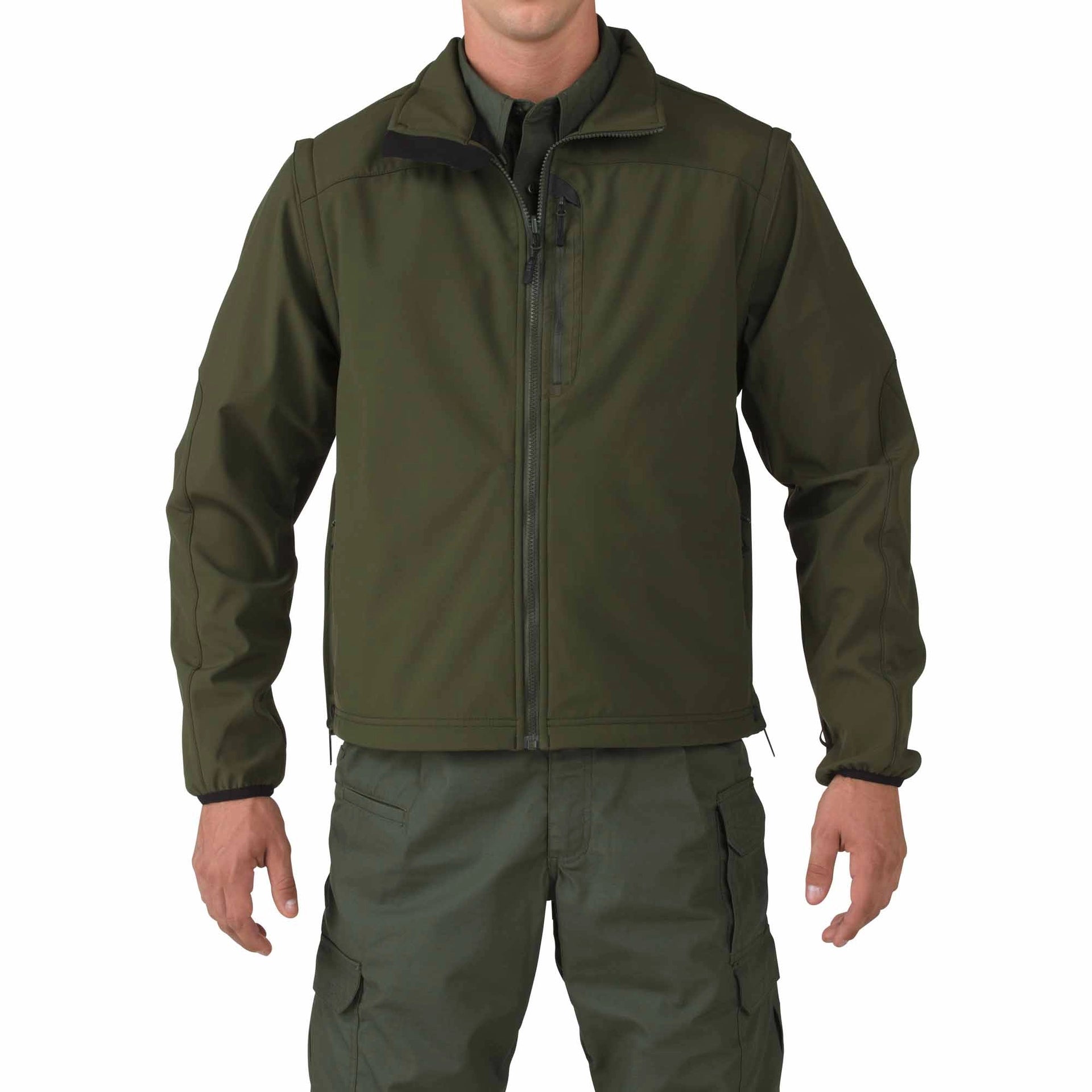 5.11 Tactical Valiant Duty Jacket – full waterproof shell with zip-in softshell liner and ID panel access (48153) | The Fire Center