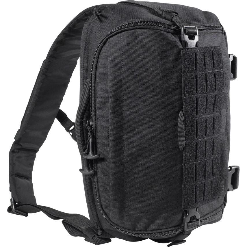 Back view of UCR Sling Pack with cross-body shoulder strap and stabilizer strap system(56298) | The Fire Center