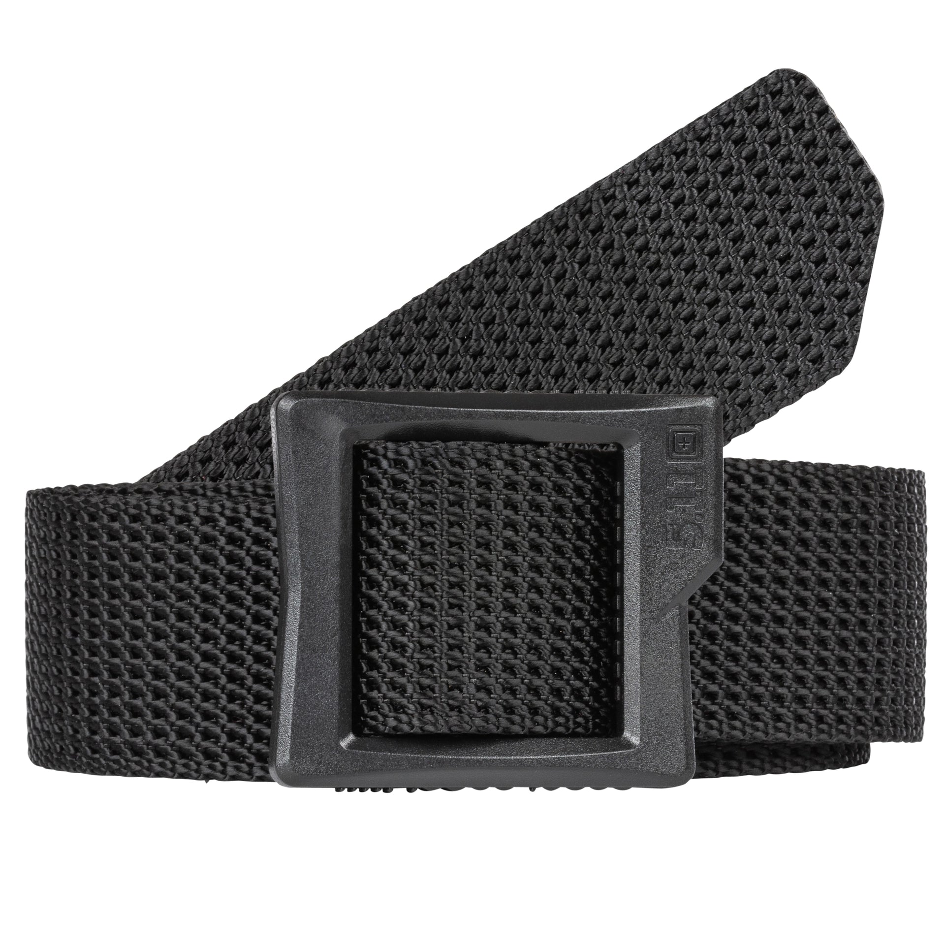 Front view of 5.11 Tactical TDU® Low Pro Belt showing custom buckle (56514) | The Fire Center | Fuego Fire Center |