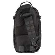 5.11 Tactical Rush Moab™ 10 Sling Pack 18L (56964) | The Fire Center | The Fire Store | Store | Part of the Rush Backpack series, the MOAB 10 is fully ambidextrous, high-performance sling pack loaded with tactical CCW utility. DIMENSIONS Main Compartment - 18.25" H x 9" L x 7.25" DFront pocket - 12.5” H x 8” L x 2” DTotal Capacity - 1,093cubic inch / 18-literWeight - 2.6 lbs
