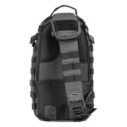 5.11 Tactical Rush Moab™ 10 Sling Pack 18L (56964) | The Fire Center | The Fire Store | Store | Part of the Rush Backpack series, the MOAB 10 is fully ambidextrous, high-performance sling pack loaded with tactical CCW utility. DIMENSIONS Main Compartment - 18.25" H x 9" L x 7.25" DFront pocket - 12.5” H x 8” L x 2” DTotal Capacity - 1,093cubic inch / 18-literWeight - 2.6 lbs
