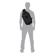 5.11 Tactical Rush Moab™ 10 Sling Pack 18L (56964) | The Fire Center | The Fire Store | Store | Part of the Rush Backpack series, the MOAB 10 is fully ambidextrous, high-performance sling pack loaded with tactical CCW utility. DIMENSIONS Main Compartment - 18.25" H x 9" L x 7.25" DFront pocket - 12.5” H x 8” L x 2” DTotal Capacity - 1,093cubic inch / 18-literWeight - 2.6 lbs