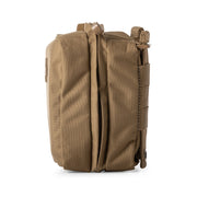 5.11 Tactical 6X6 Med Pouch Side angle highlighting molded zipper grip and durable construction (58715) | The Fire Center