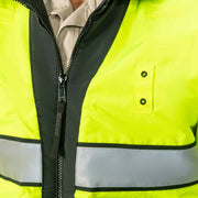 Blauer B.Dry Reversible Bomber Jacket (6001) | The Fire Center | Fuego Fire Center | Store | FIREFIGHTER GEAR | FREE SHIPPING | Our lightweight reversible duty jacket is made with waterproof, windproof and breathable B DRY® fabric to keep you comfortable in bad weather and safe from surrounding traffic  Certified to ANSI 107-2020 Type P Class 3 with Scotchlite™ on the Hi-Vis side.