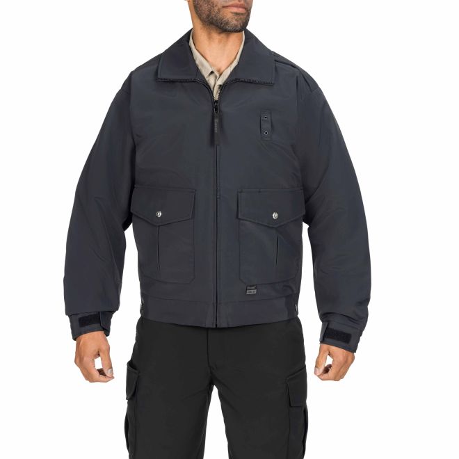 Blauer B.Dry Reversible Bomber Jacket (6001) | The Fire Center | Fuego Fire Center | Store | FIREFIGHTER GEAR | FREE SHIPPING | Our lightweight reversible duty jacket is made with waterproof, windproof and breathable B DRY® fabric to keep you comfortable in bad weather and safe from surrounding traffic  Certified to ANSI 107-2020 Type P Class 3 with Scotchlite™ on the Hi-Vis side.