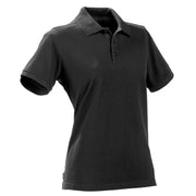 5.11 Tactical Women's Utility Short Sleeve Polo (61173)| The Fire Center | The Fire Store |Front view of 5.11 Tactical Women’s Utility Short Sleeve Polo with no-roll collar and classic three-button placket.