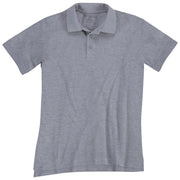 Front view of 5.11 Tactical Women’s Utility Short Sleeve Polo with no-roll collar and classic three-button placket. (61173)| The Fire Center