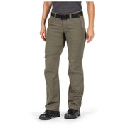 5.11 Tactical Women's Apex™ Pant (64446) | The Fire Center | Fuego Fire Center | FIREFIGHTER GEAR | Flex-Tac® mechanical stretch canvas combined with a Teflon™ finish to deliver unimpeded mobility and supreme stain performance in a woman’s pant. The Women’s Apex Pant has been designed with input from female first responders and they feature a comfort waistband, low profile cargo pockets and extra rear pockets.