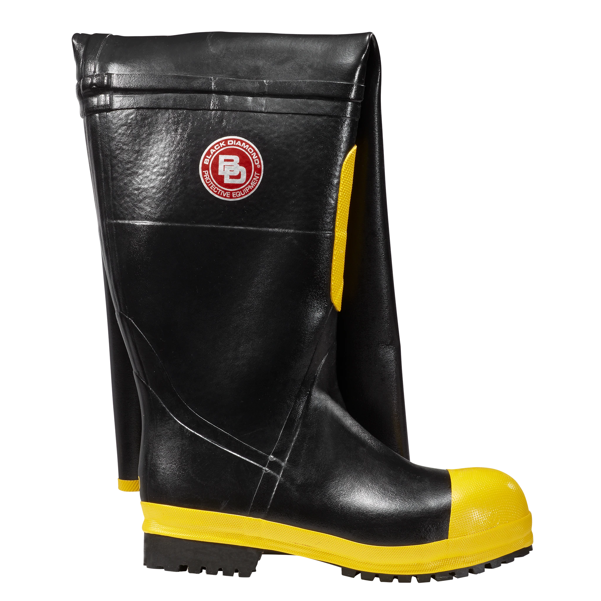 Black top firefighter boots