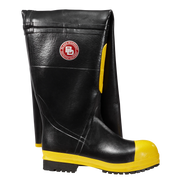 Black Diamond Rubber Hip Firefighter Boot, 31" | The Fire Center | Fuego Fire Center | Firefighter Gear | Not all rubber boots are made the same, Black Diamond Rubber Fire Boots provide maximum protection with all-day comfort and support. Our accurate fit design, large spacious steel toe and removable Ortholite® footbeds provide unmatched comfort making it the BEST DAMN RUBBER HIP BOOT. PERIOD.